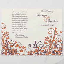 Programa floral del boda de la caída abstracta púr tarjetas publicitarias