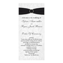 programa negro del boda del damasco lonas
