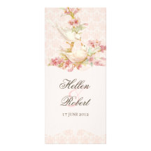 Programa romántico de la ceremonia de boda de los  lonas