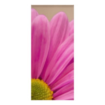 Programa rosado del boda de la margarita plantilla de lona