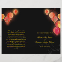 Programas rojos del doblez del BI de la ceremonia  Tarjetón