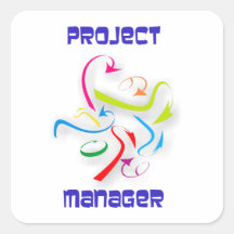 Projektmanager project manager sticker