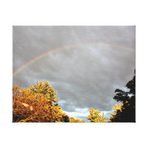 Promesa del arco iris impresion en lona
