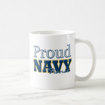 Prometido orgulloso de la marina de guerra taza de café