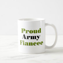 Prometido orgulloso del ejército tazas