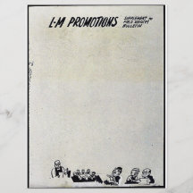Promociones del L-M Tarjeta Publicitaria