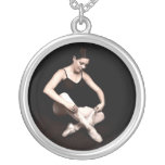 Pronto para elevarse collar de cadena de plata de 