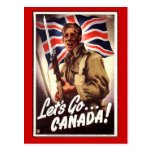 PROPAGANDA 1914 de CANADÁ de la tarjeta de los col Postales