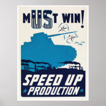 Propaganda americana durante la Segunda Guerra Mun Poster