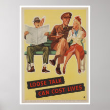 Propaganda americana durante la Segunda Guerra Mun Poster