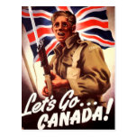 Propaganda canadiense de la guerra tarjetas postales