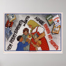 Propaganda soviética 1928 de URSS Posters