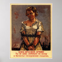 Propaganda soviética 1942 de WWII URSS Impresiones