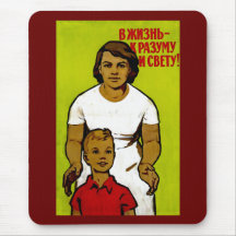 Propaganda soviética de la familia tapete de raton