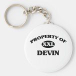 Propiedad de DEVIN Llaveros Personalizados