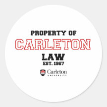 Propiedad de la ley de Carleton Pegatinas