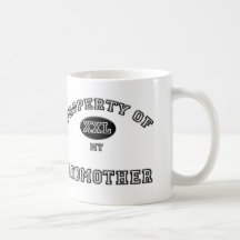 Propiedad de la madrina tazas