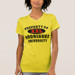 Propiedad de la universidad de Rodiguez Camisetas