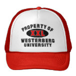 Propiedad de la universidad de Westerberg Gorros Bordados