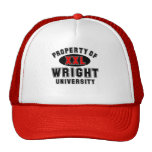 Propiedad de la universidad de Wright Gorro De Camionero
