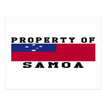 Propiedad de Samoa Tarjetas Postales