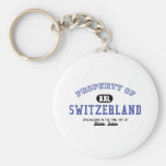 Propiedad de Suiza Llaveros