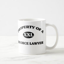 Propiedad de un ABOGADO de DIVORCIO Tazas De Café