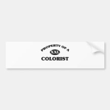 Propiedad de un COLORIST Pegatina De Parachoque