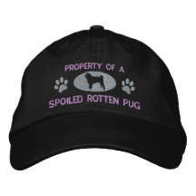 Propiedad de un gorra bordado barro amasado (púrpu gorras bordadas