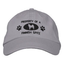 Propiedad de un gorra bordado perro de Pomerania f Gorras De Béisbol Bordadas