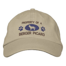 Propiedad de un gorra bordado Picard de Berger Gorra De Béisbol