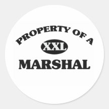 Propiedad de un MARISCAL Pegatina