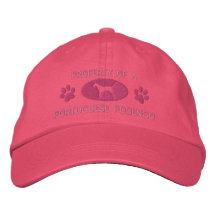 Propiedad de un portugués liso Podengo Gorra Bordada