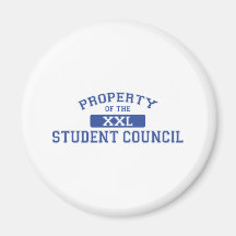 Propiedad del consejo de estudiantes XXL Imán De Frigorífico