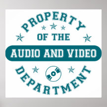Propiedad del departamento audio y video poster