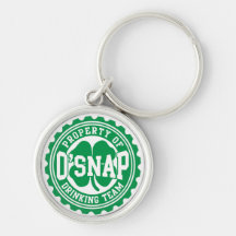 Propiedad del equipo de consumición irlandés de O' Llaveros Personalizados