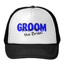Propiedad del novio de la novia gorros bordados