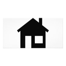 Propiedades inmobiliarias caseras tarjetas personales con fotos