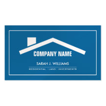 Propiedades inmobiliarias profesionales elegantes  tarjetas de visita