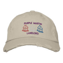 Propietario de Martin púrpura Gorra Bordada