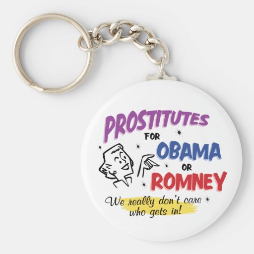 Prostitutas para Obama o el llavero de Romney