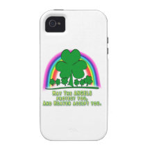 PROTECCIÓN ANGELICAL - BENDICIÓN IRLANDESA iPhone 4/4S CARCASAS