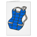 Protector de pecho azul felicitaciones
