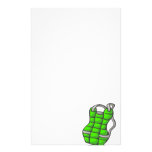 Protector de pecho verde papeleria de diseño