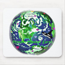Proteja el mousepad global de la paz de la madre t tapetes de raton