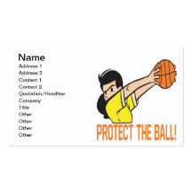 Proteja la bola tarjetas de negocios