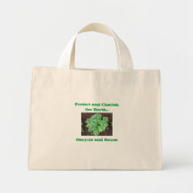 Proteja y acaricie la tierra bolsa