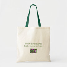 Proteja y acaricie la tierra bolsas
