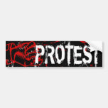 PROTESTA ETIQUETA DE PARACHOQUE