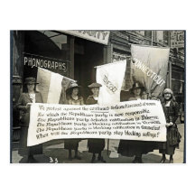 Protesta Republicans, 1920 de las feministas Postales